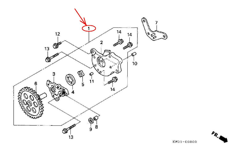 Honda nx250 parts #4