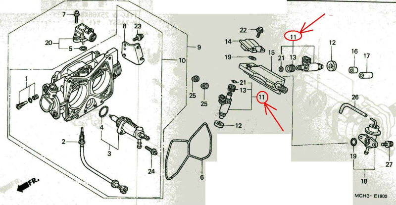 Honda vtx 1800 fuel injection