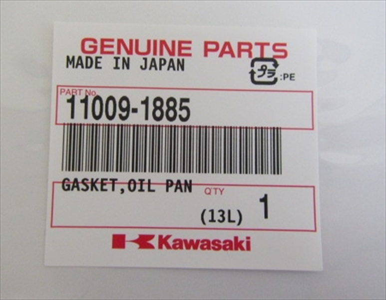KAWASAKI ZXR250 ZX250A ZX250C GASKET OIL PAN 11009-1885 SALUDOS