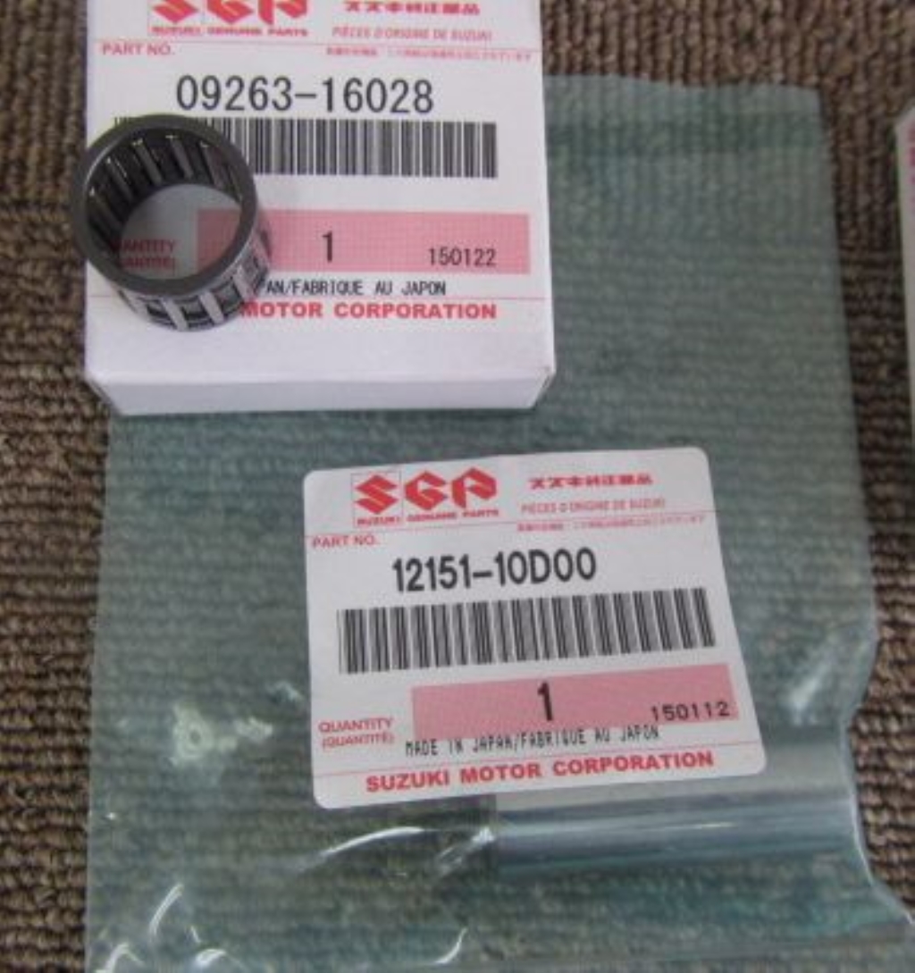 SUZUKI TS125R SF15A RK-RR PISTON KIT SET 12110-03D03-0F0 12140
